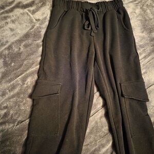 Black Cargo Pants